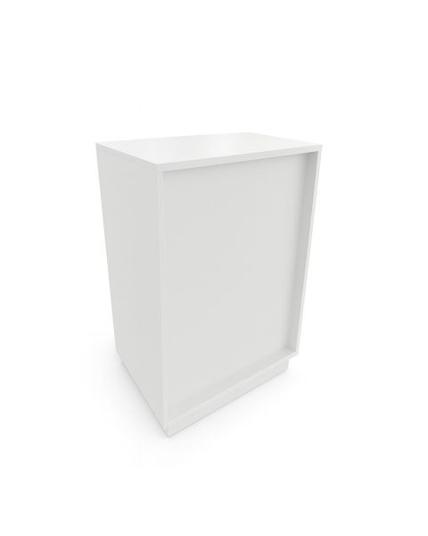 Rammaborð – mjótt einingaborð, hvítt. B55