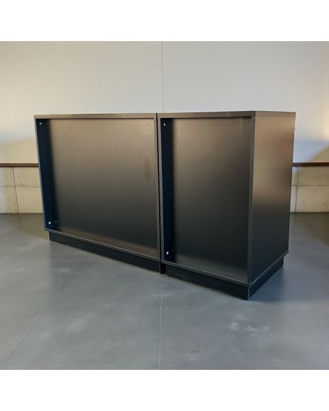 Rammaborð – mjótt einingaborð, svart. B55