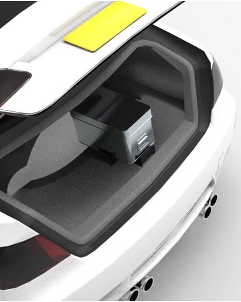 Farangursfesting f/ bíl, svört, 4 stykki