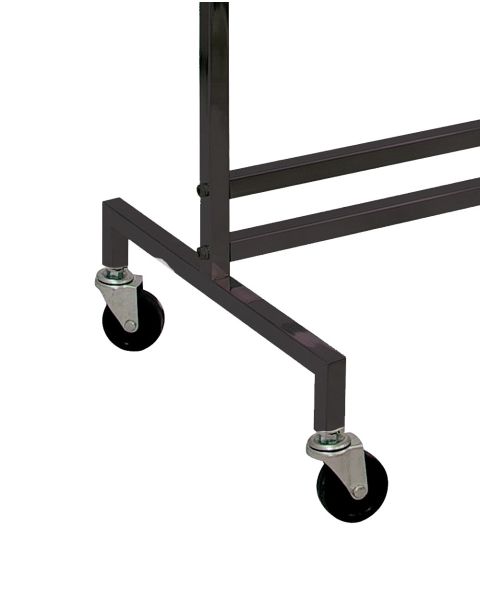 Fataslá, hæðarstillanleg - Disco 2 - Svört, B153 x H140-185 cm