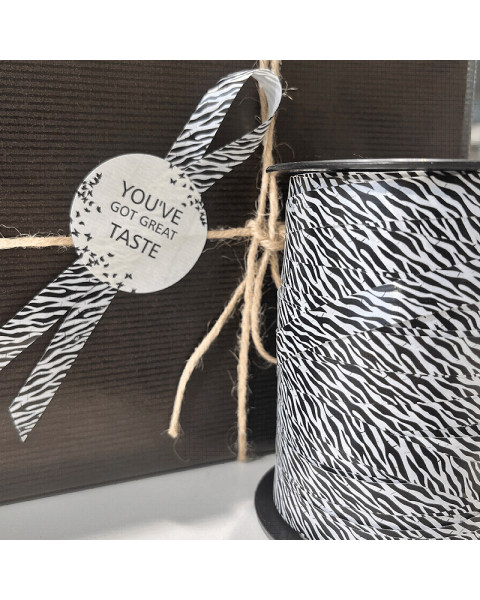 Gjafaborðar. Sebra rendur