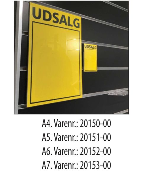 Skiltahaldari f/raufapanil - akrýll