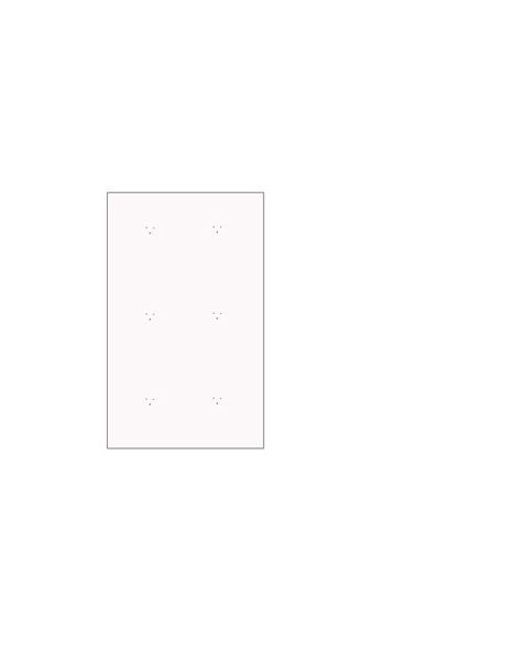 Veggplata - Superplugs - Hvít 80 x 120 cm.