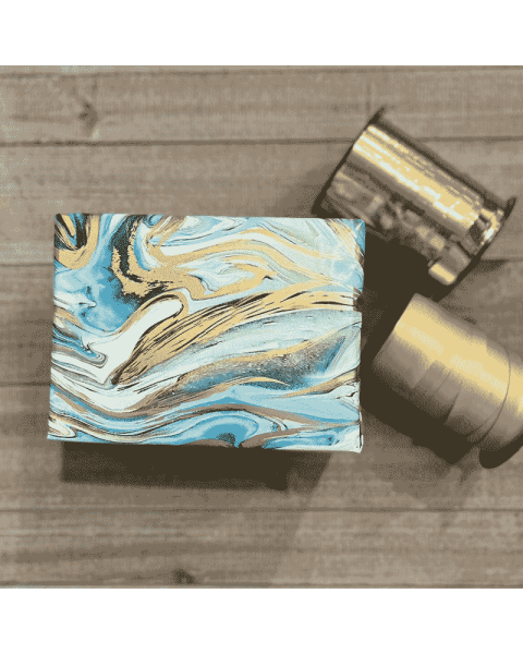 Gjafapappír B 50, Marmaramynstur. B 50 sm x 100 mtr.