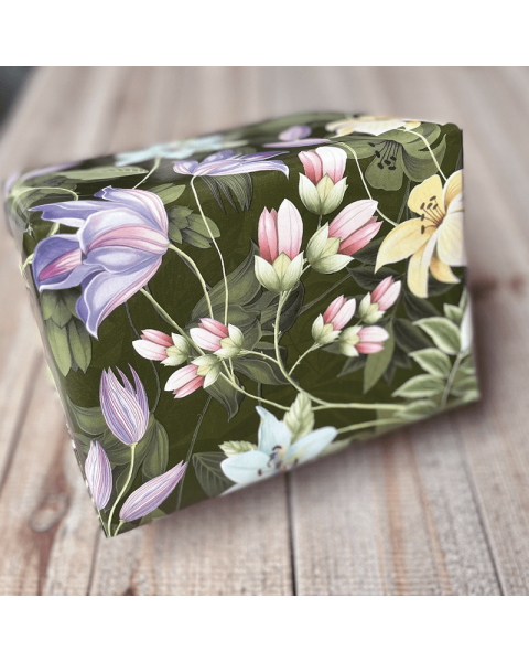 Gjafapappír, B 38 sm, Elsa, húðaður pappír. 150 mtr.