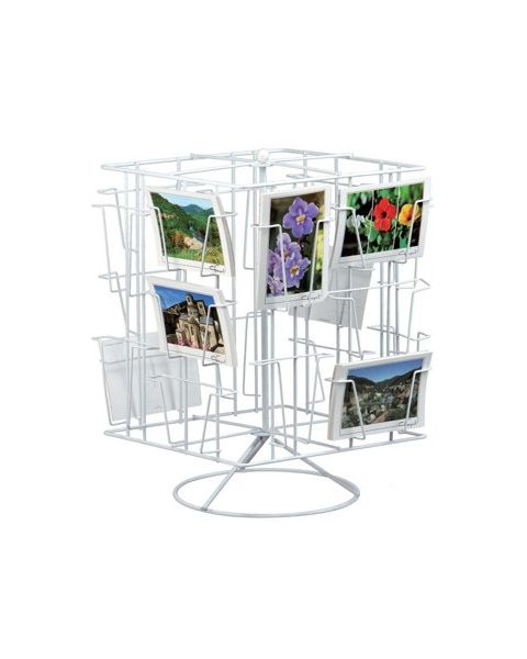 Póstkortastandur, 20 hólf.