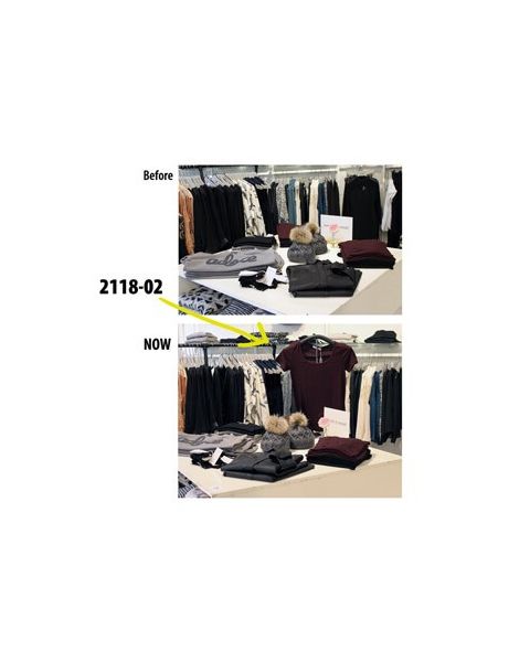 Sýningarstandur fyrir stuttermaboli