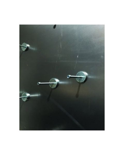 Skóhengi á segli - galvaníserað