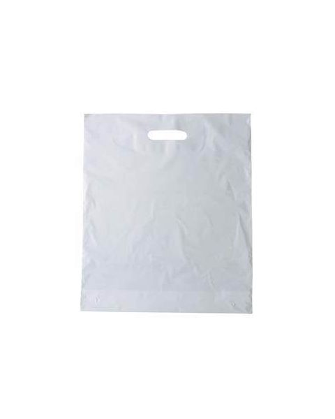 Plastpokar - Millistærð B 39 x D 8 x H 45 cm - 100 stk. - 35 micron - Val um svarta eða hvíta