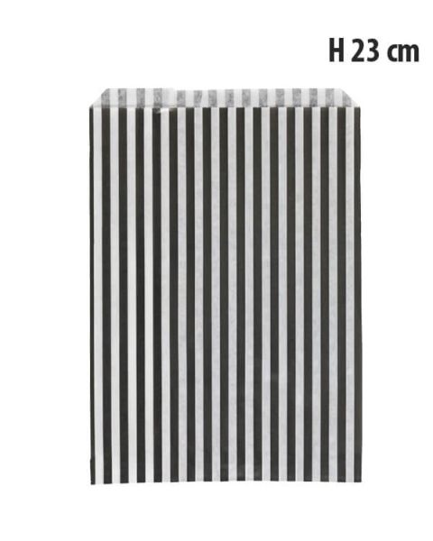 Gjafapokar - H 23 cm. - Rendur - 1.000 stk.