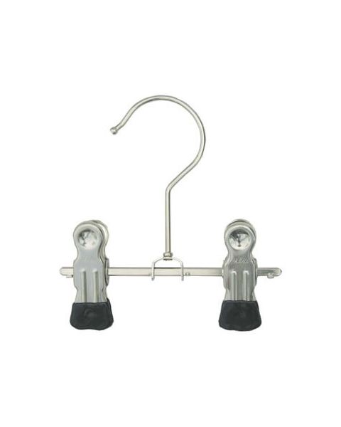 Stígvélaklemma úr málmi, tvöföld. 12 cm, 50 stk.