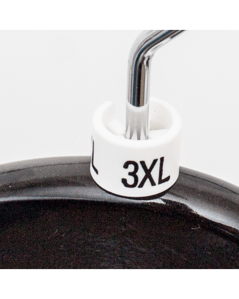 Númerakubbar - hvítir - 100 stk. eins í poka. Veldu gerð