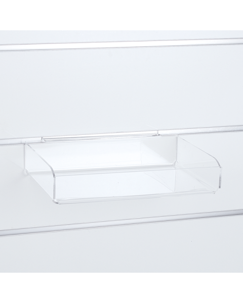 Akrýlkassi 26,5 x 17,5 x H4,5 sm. Fyrir raufapanil