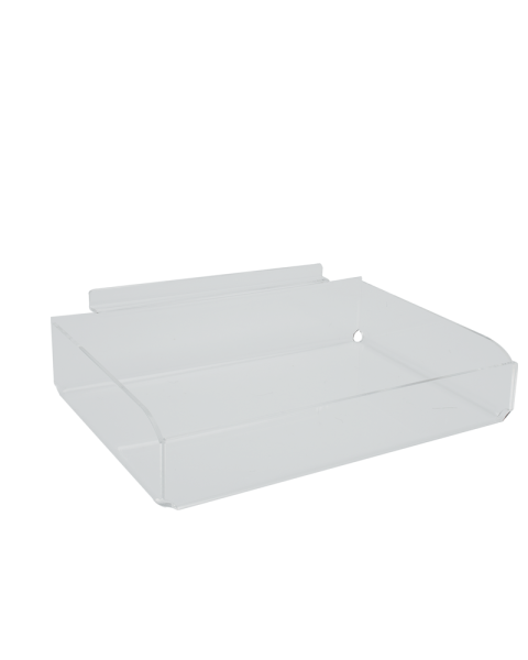 Akrýlkassi 26,5 x 17,5 x H4,5 sm. Fyrir raufapanil