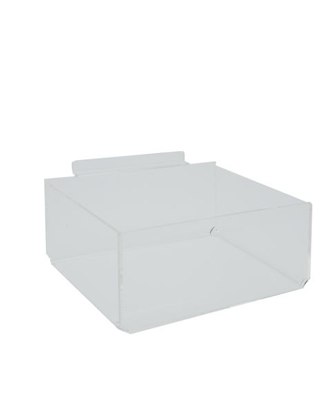 Akrýlkassi 20,5 x 15,5 x H8,5 sm. Fyrir raufapanil