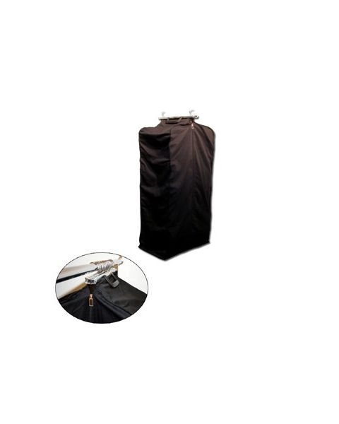 Fatapoki m/ ferðatöskulokun - L: 80 cm, svartur
