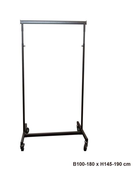 Fataslá Luxus, svört, hæðarstillanleg