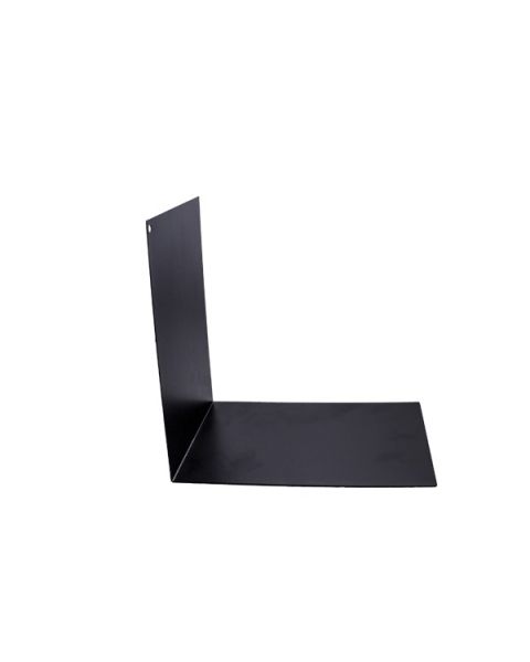 Svört bókastoð úr málmi