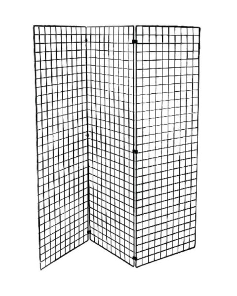 Netgrind, svört, 50 x 150 cm - 3 stk.