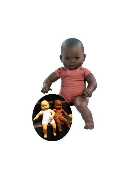 Dúkkugína - Baby - Dökkur húðlitur