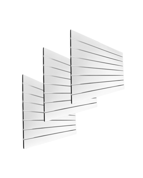 Raufapanill - Létt áferð  (120 x 240 cm.) - Hvítur - 10 sm. ( 3 stk. 120 x 80 sm)