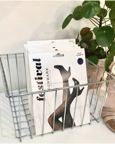 Vírkarfa, króm 30 x 30 x H15