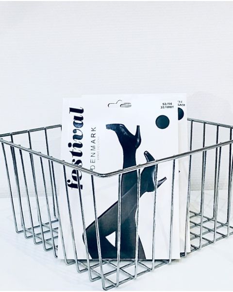 Vírkarfa, króm 30 x 30 x H15