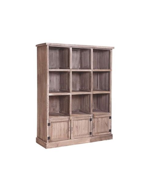 Hillueining m/9 hólfum og 3 hurðum