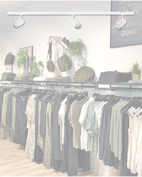 Súper ljósasett - 1 fasa - Hvítt