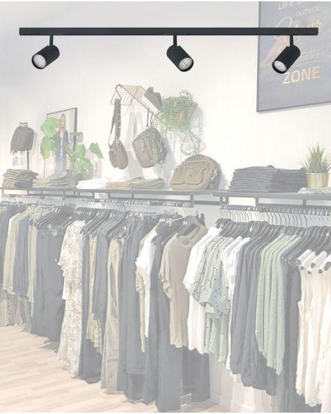 Súper ljósasett - 1 fasa - Svart