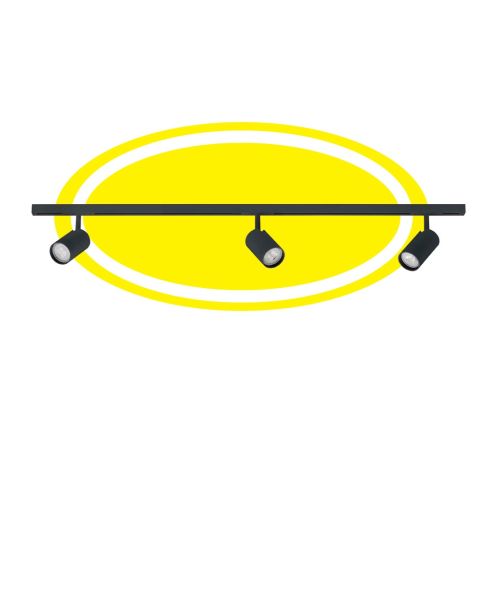 Súper ljósasett - 1 fasa - Svart