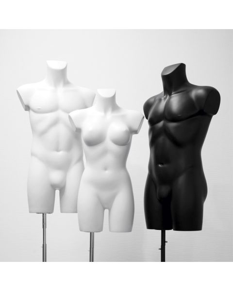 Herrabúkur - Performance - XL, hvítur, málmstandur, króm