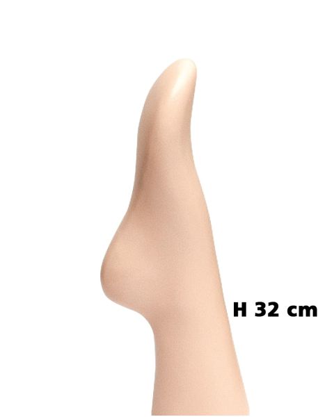 Sokkafótur, dömu. Ljós húðlitur