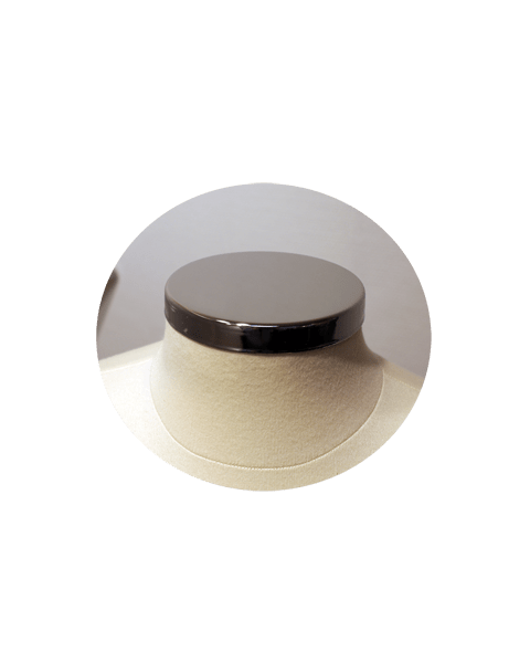 Fylgihlutur - Gína, herra, krómtoppur. Ø 11