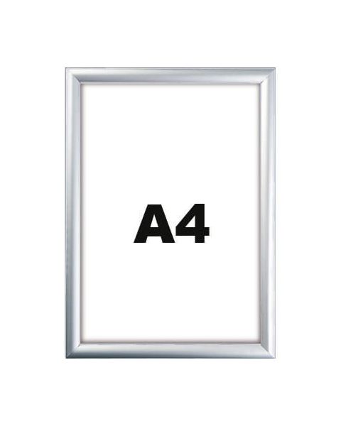 Smelluskilti - A4. Má nota utandyra. Veldu svart eða ál.