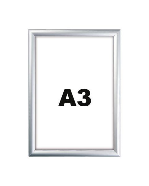Smelluskilti - A3. Má nota utandyra. Veldu svart eða ál.