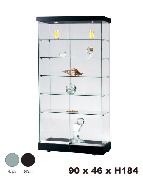 Sýningarskápur- TOSCANA 2.  90 x 46 x H 184 cm