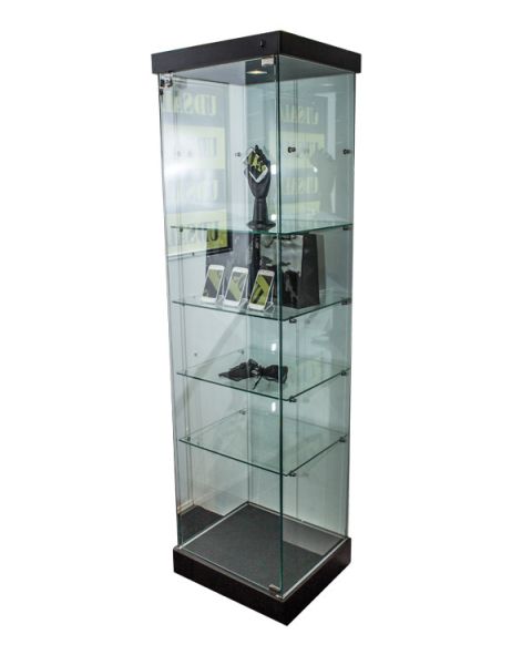 Sýningarskápur - TOSCANA 1 - svartur