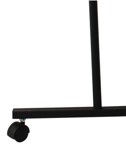 T-stoðir fyrir netgrindur, svartar