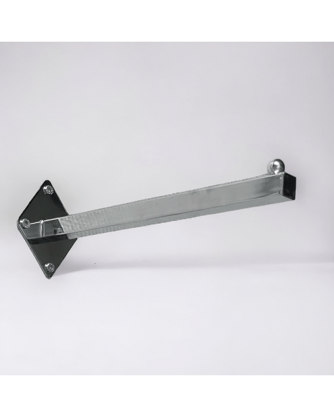 Armur á vegg, beinn - Króm