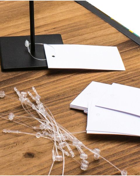 Plastband með lás - 7,5 cm.