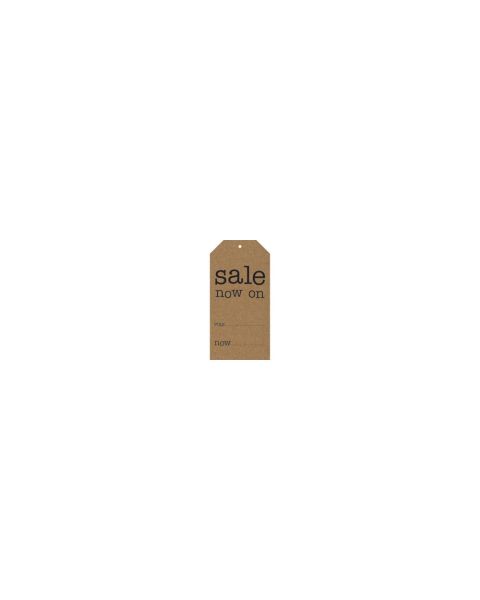 Manilla merkimiðar - Sale now on - H 9,6 cm.