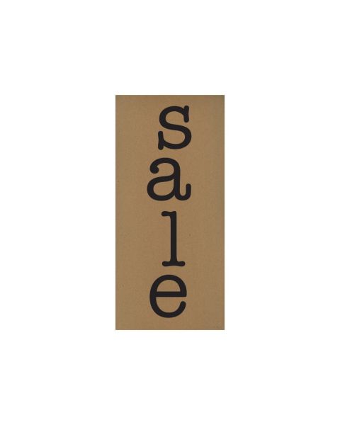 Veggspjald - Sale - Brúnn kraft pappír, B30 x H64
