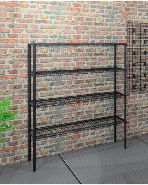 Hillueining - TUBO (B 122 x D 36 x H 220 sm.) - Svört