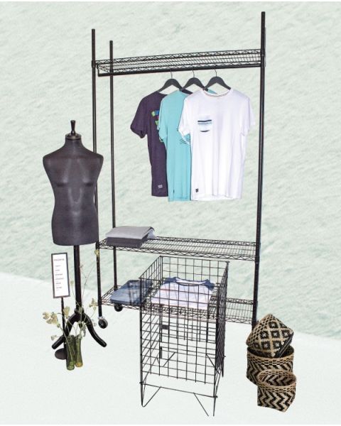 Fatahilla, hillueining  - TUBO  (B 122 x D 36 x H 220 cm.) - Svartar