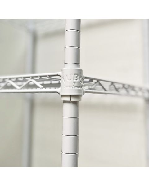 Hillueining - TUBO - (B 61 x D 46 x H 220 cm.) - Hvít glans