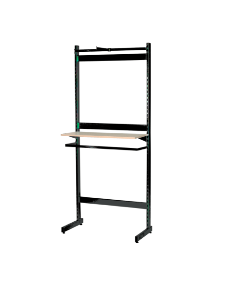 L-sölustandur - H 247,5 x B 67 sm