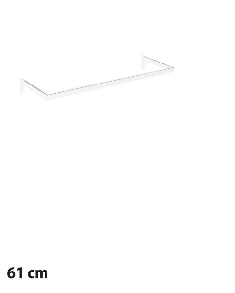 U-fataslá 61,5 cm, 12 mm, hvít