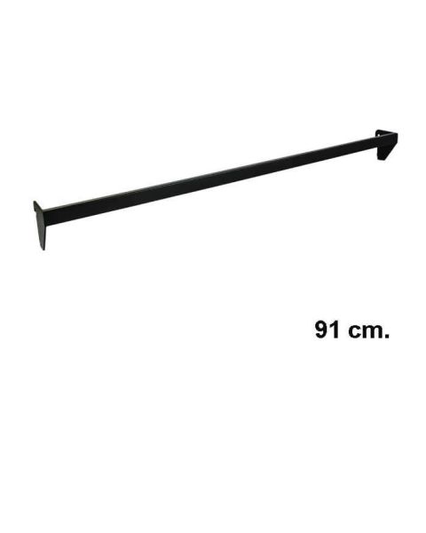 Deko-slá - L 91,5 cm - 12 mm. Svört