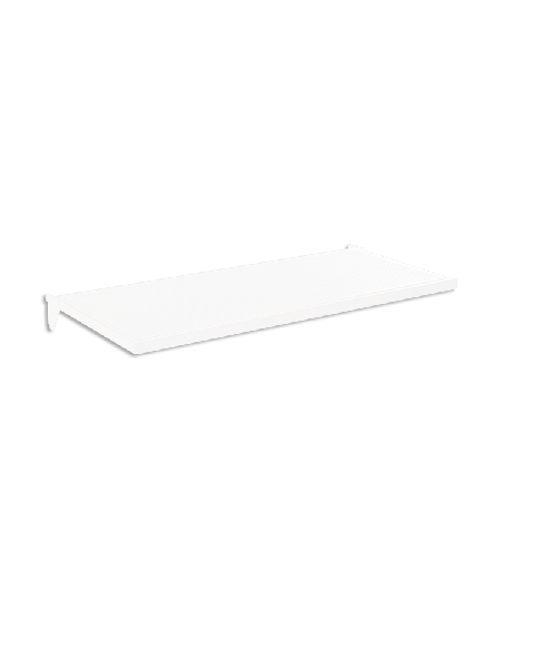 U-hilla með gataðri málmplötu (91 x 37 cm), hvít - 12 mm